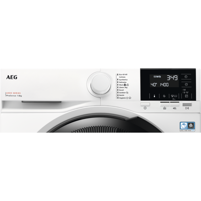 AEG - 8 kg washing machine - LFR61M844BE