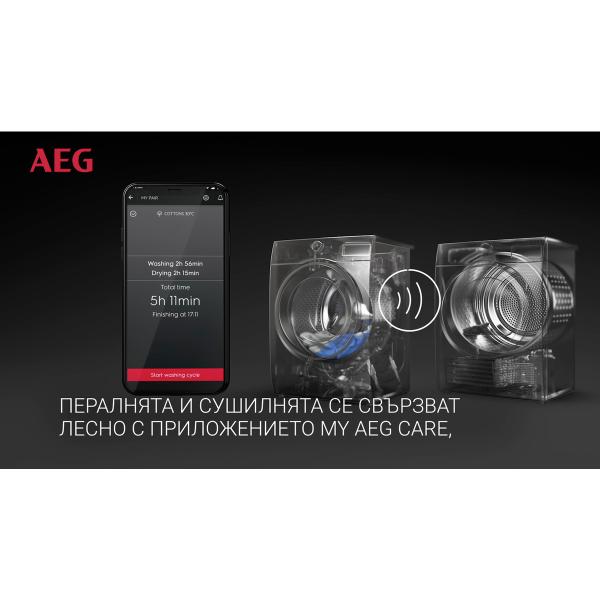 AEG - 9 kg washing machine - L9FBB49B