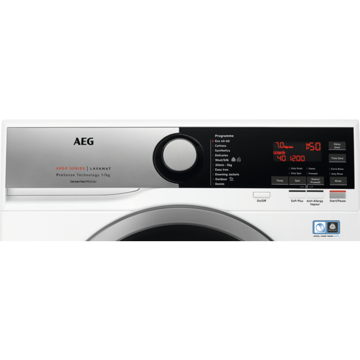 AEG - Компактна перална машина - L6SME47SM