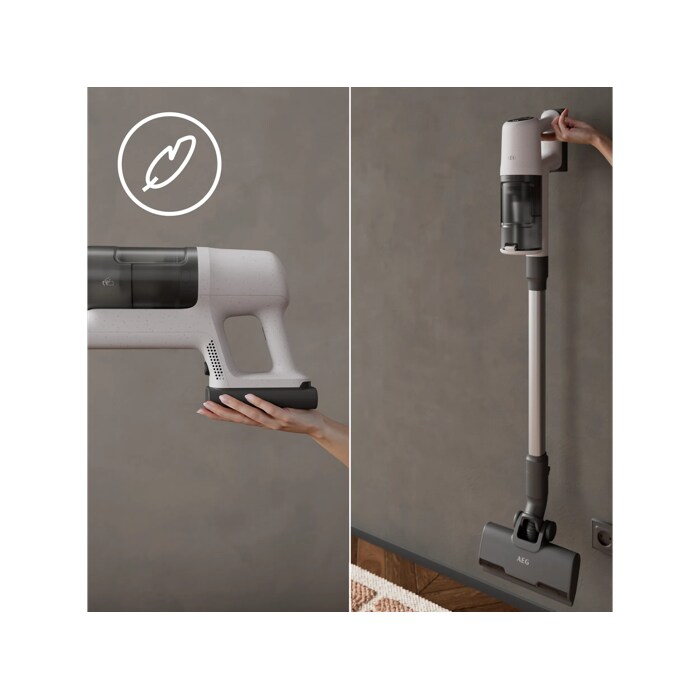 Cordless cleaner that is super lightweight for easy handling.