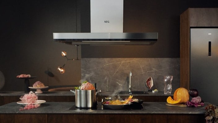 Островен аспиратор в кухнята