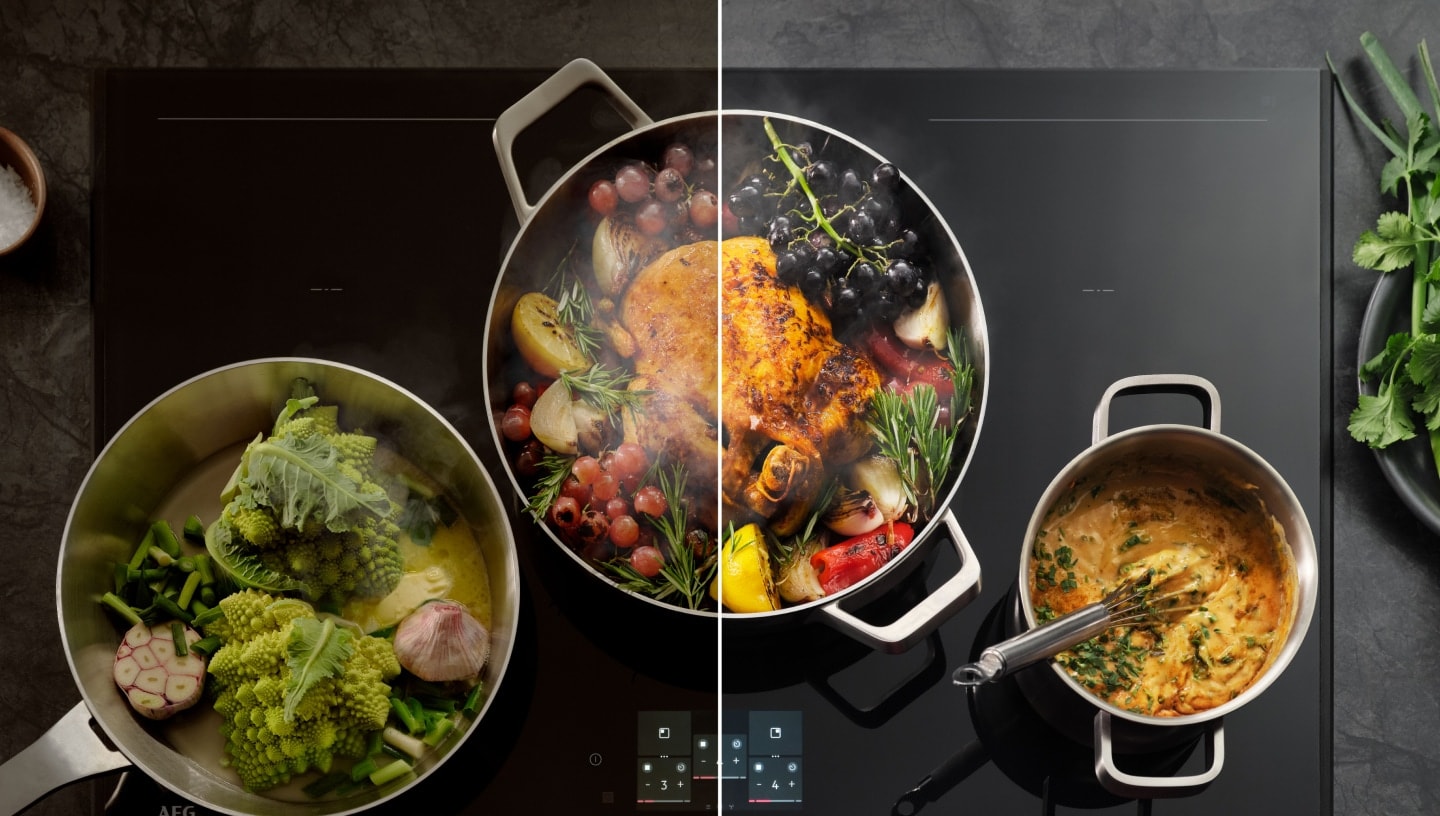 Храна, която се готви на печка.