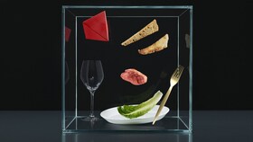 Диаграма, която показва компонентите на ястие с отличен вкус