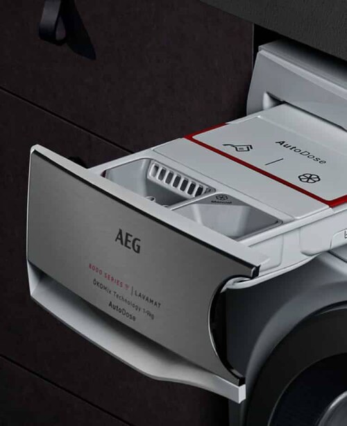 AEG AutoDose detergent compartment